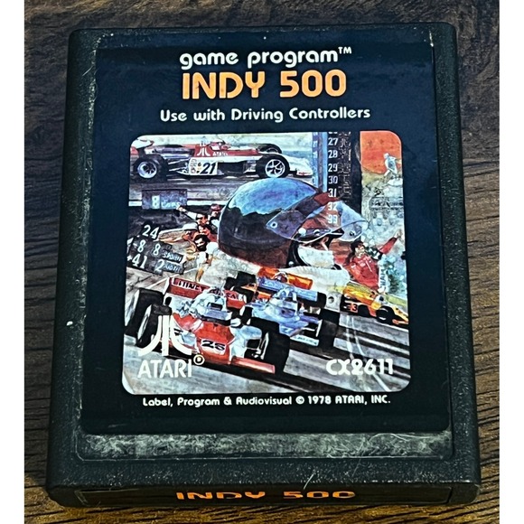 atari Other - Indy 500‎ Atari 2600 Cleaned & Tested
